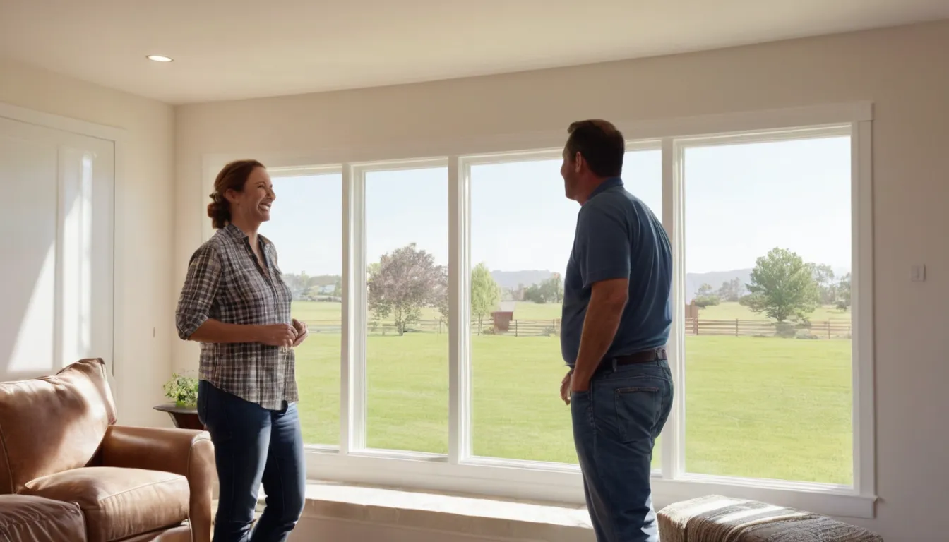 A homeowner in Kenner reviewing new windows with a local provider
